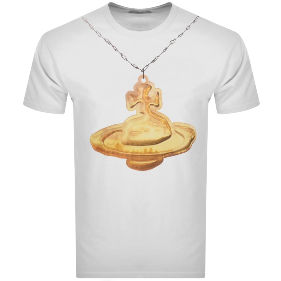 Image number 1 for Vivienne Westwood Gold Orb T Shirt White