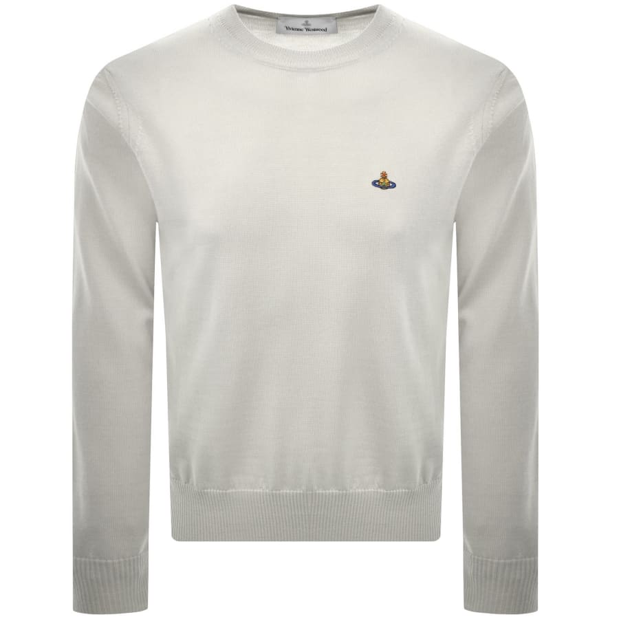 Image number 1 for Vivienne Westwood Alex Round Neck Jumper Cream