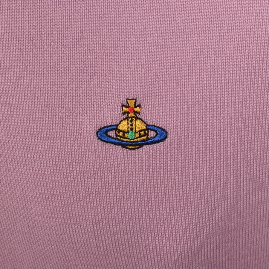 Image number 3 for Vivienne Westwood Alex Round Neck Jumper Pink