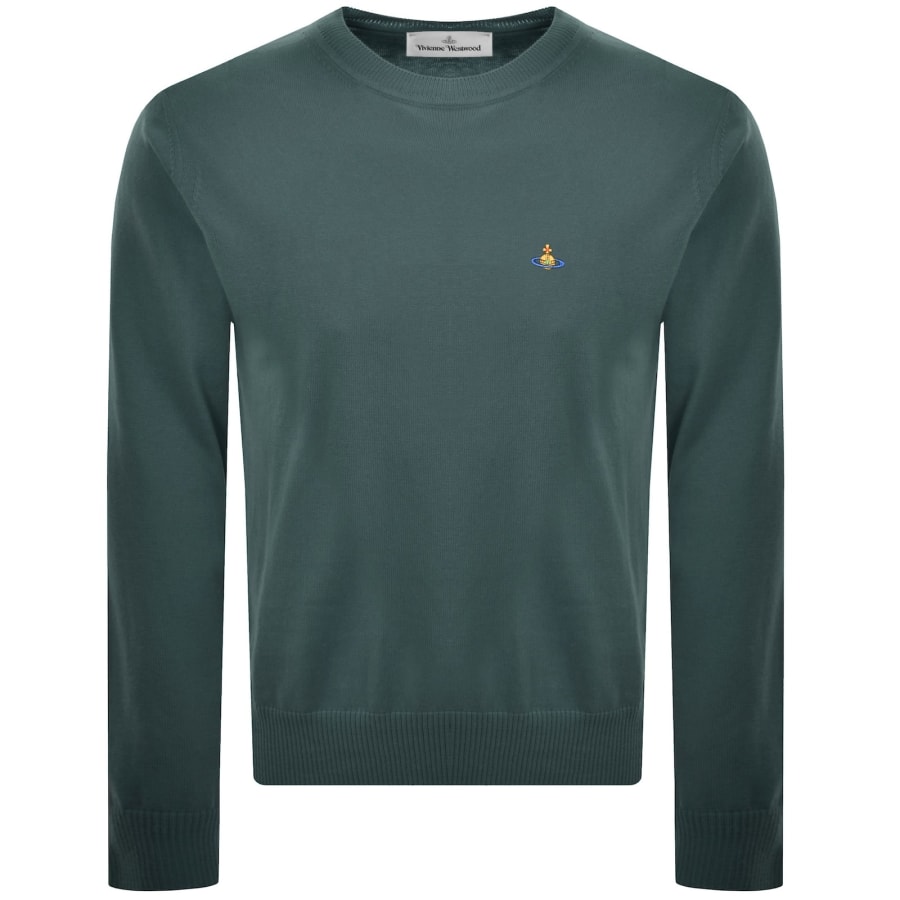 Image number 1 for Vivienne Westwood Alex Round Neck Jumper Green