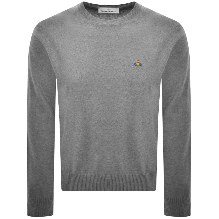 Image number 1 for Vivienne Westwood Alex Round Neck Jumper Grey