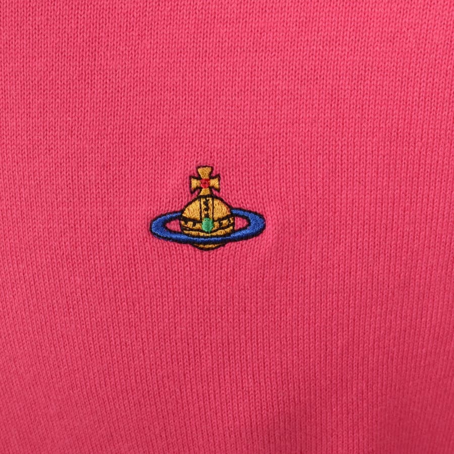 Image number 3 for Vivienne Westwood Alex Round Neck Jumper Pink