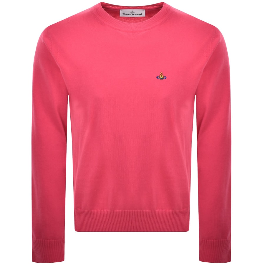 Image number 1 for Vivienne Westwood Alex Round Neck Jumper Pink