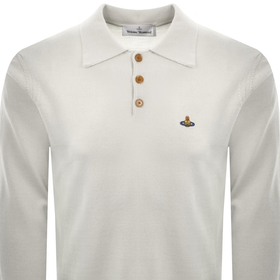 Image number 2 for Vivienne Westwood Merino Wool Polo Beige