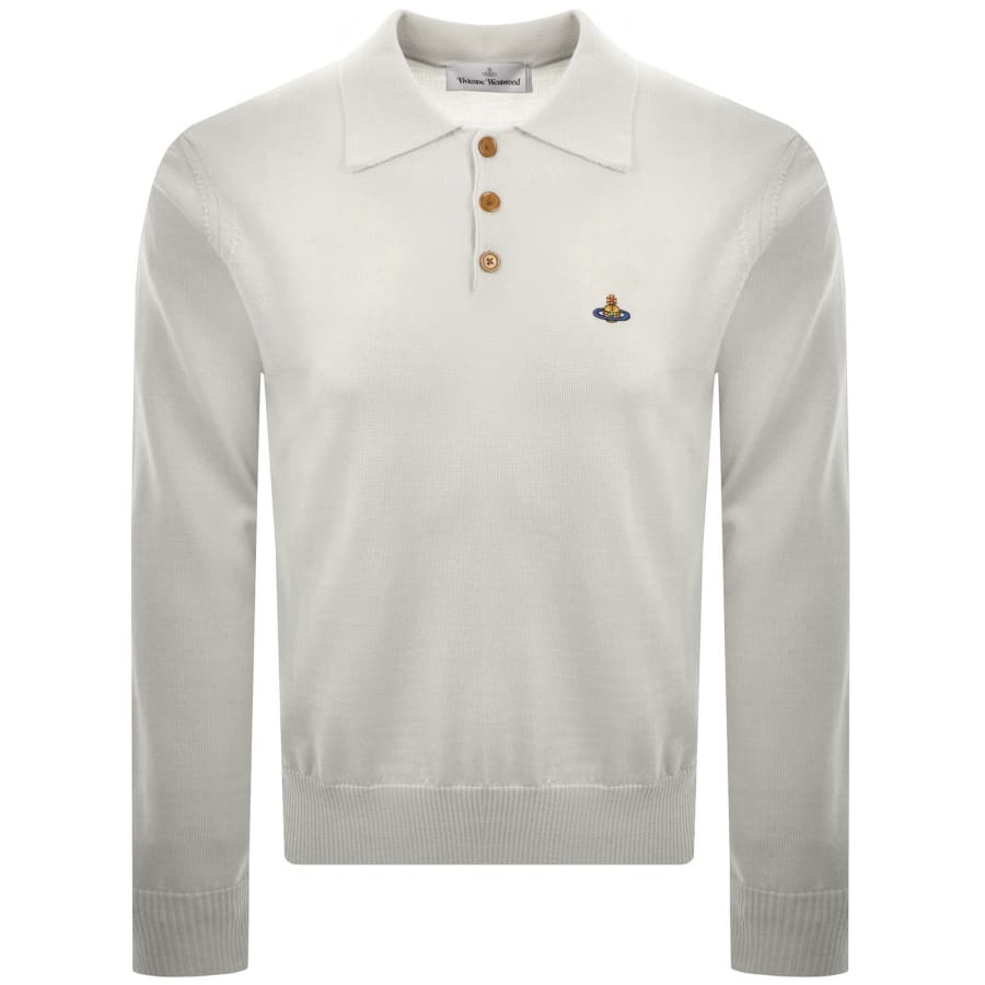 Image number 1 for Vivienne Westwood Merino Wool Polo Beige