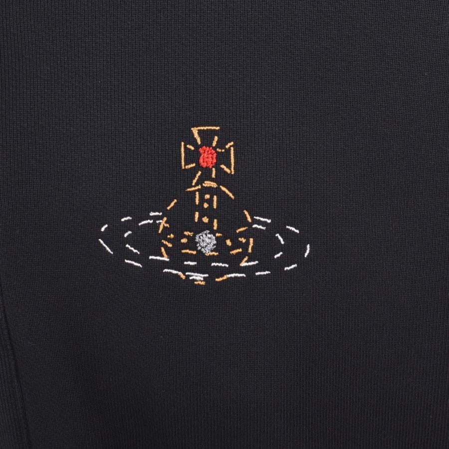 Image number 3 for Vivienne Westwood Batwing Hoodie Navy