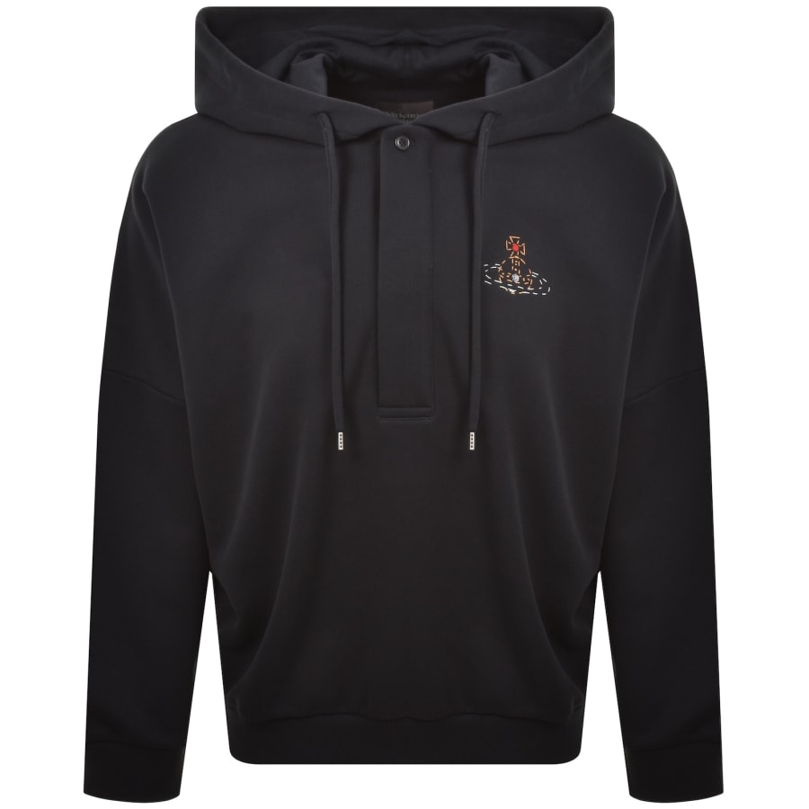 Image number 1 for Vivienne Westwood Batwing Hoodie Navy