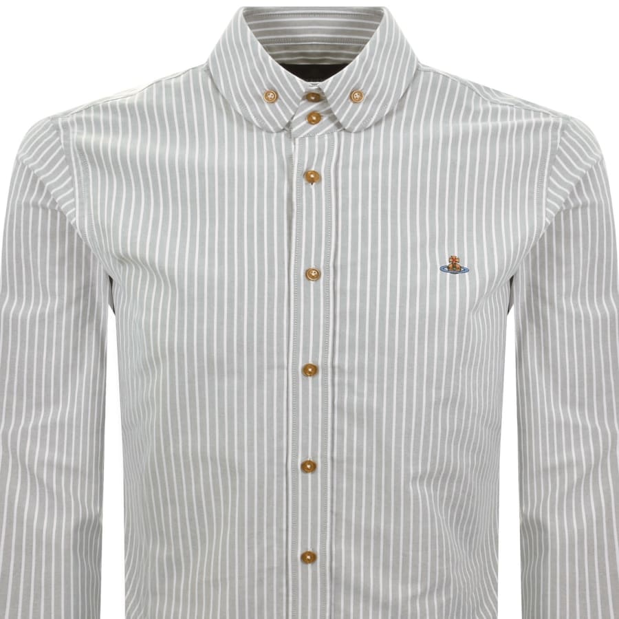Image number 2 for Vivienne Westwood Krall Long Sleeved Shirt Green