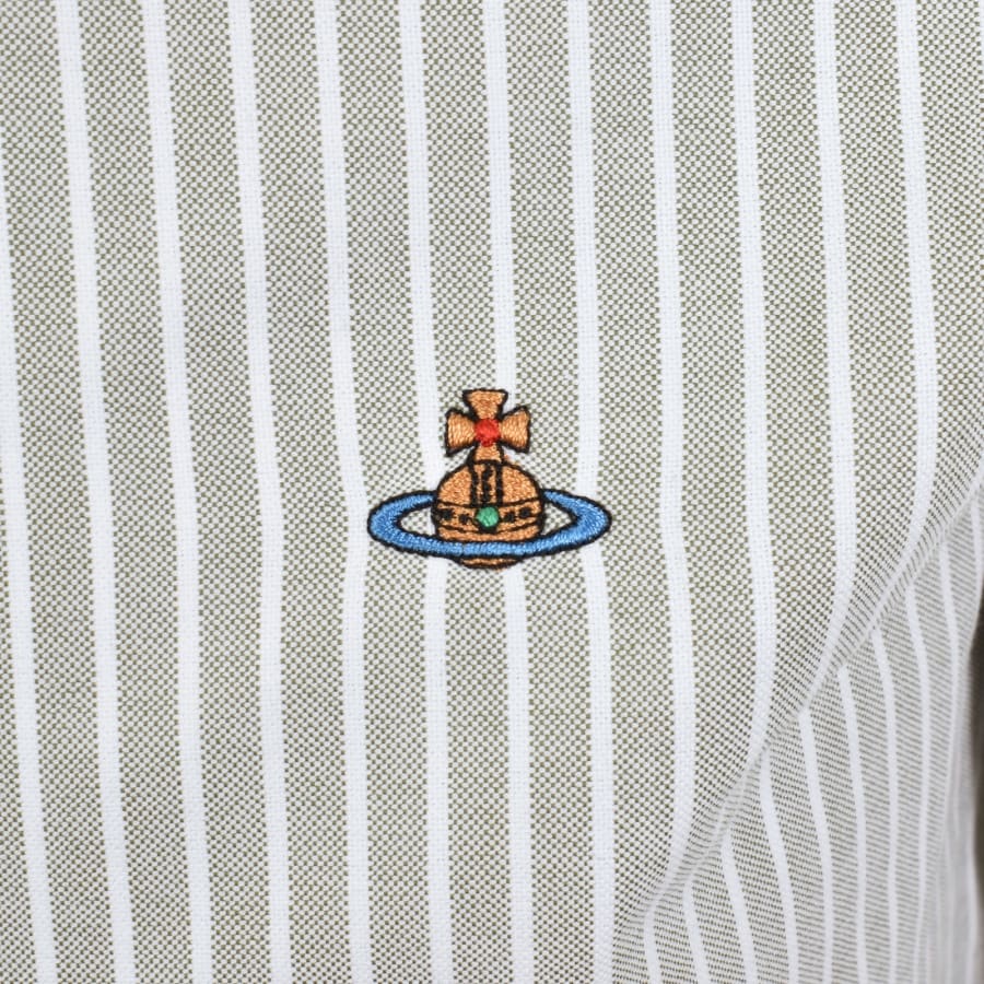 Image number 3 for Vivienne Westwood Krall Long Sleeved Shirt Green