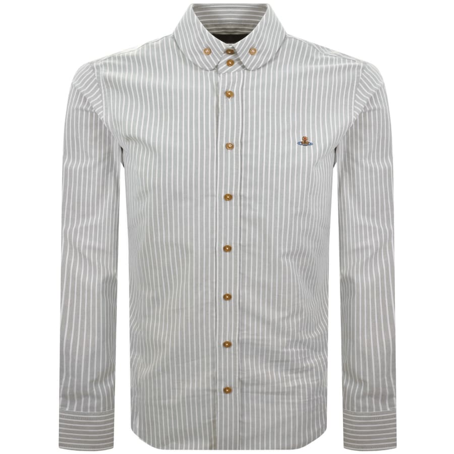Image number 1 for Vivienne Westwood Krall Long Sleeved Shirt Green