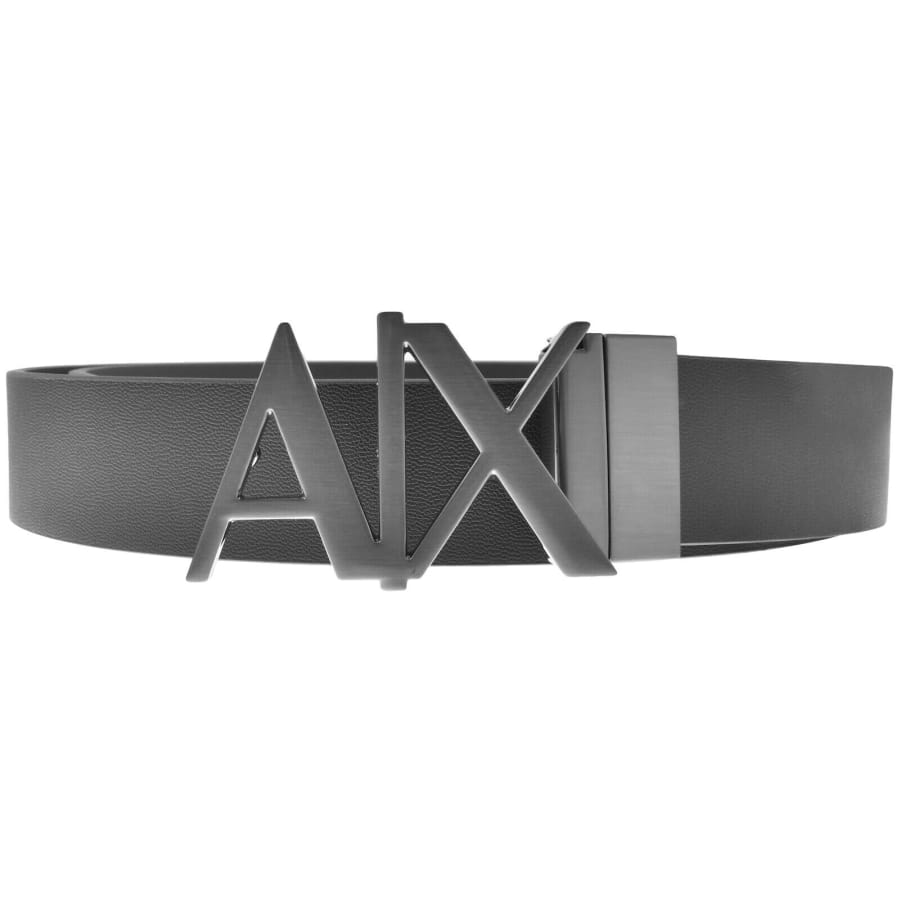 Image number 1 for Armani Exchange Reversible Belt Black