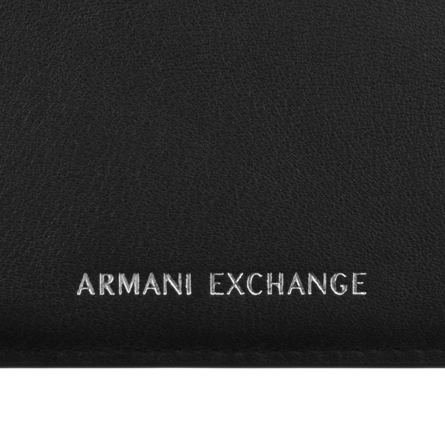 Image number 4 for Armani Exchange Bifold Logo Wallet Black
