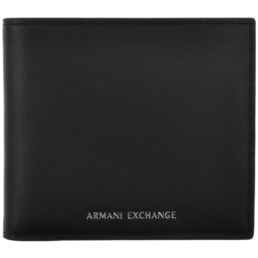 Image number 1 for Armani Exchange Bifold Logo Wallet Black