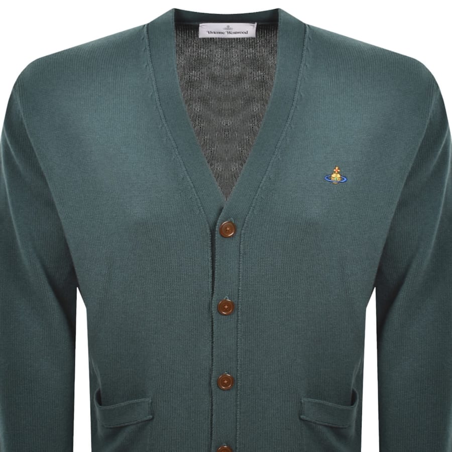Image number 2 for Vivienne Westwood Alex Cardigan Green