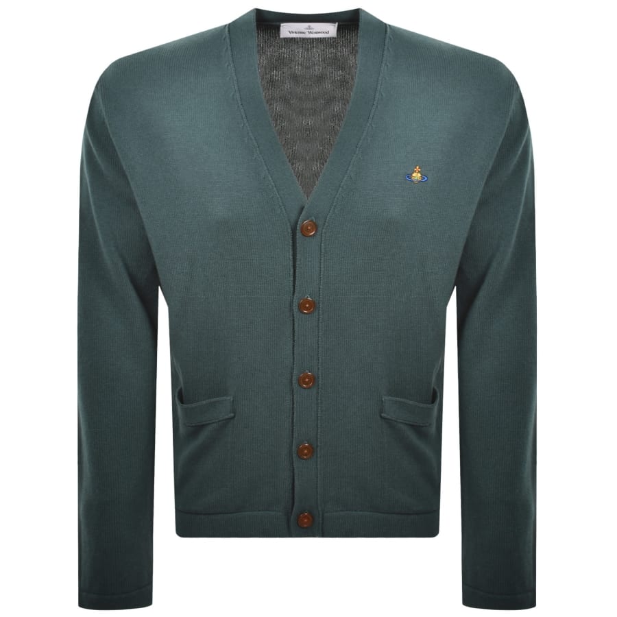 Image number 1 for Vivienne Westwood Alex Cardigan Green