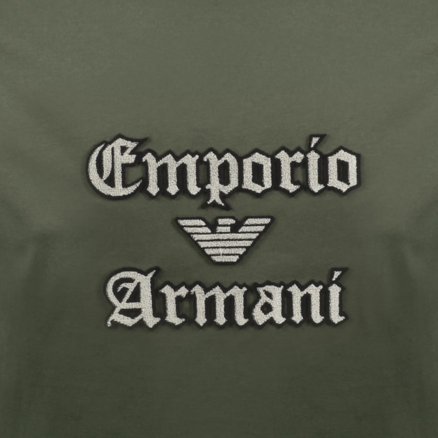 Image number 3 for Emporio Armani Logo T Shirt Green