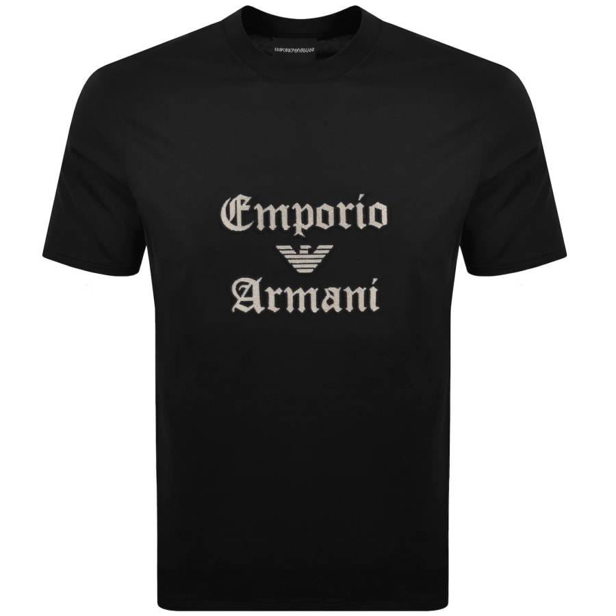 Image number 1 for Emporio Armani Logo T Shirt Black
