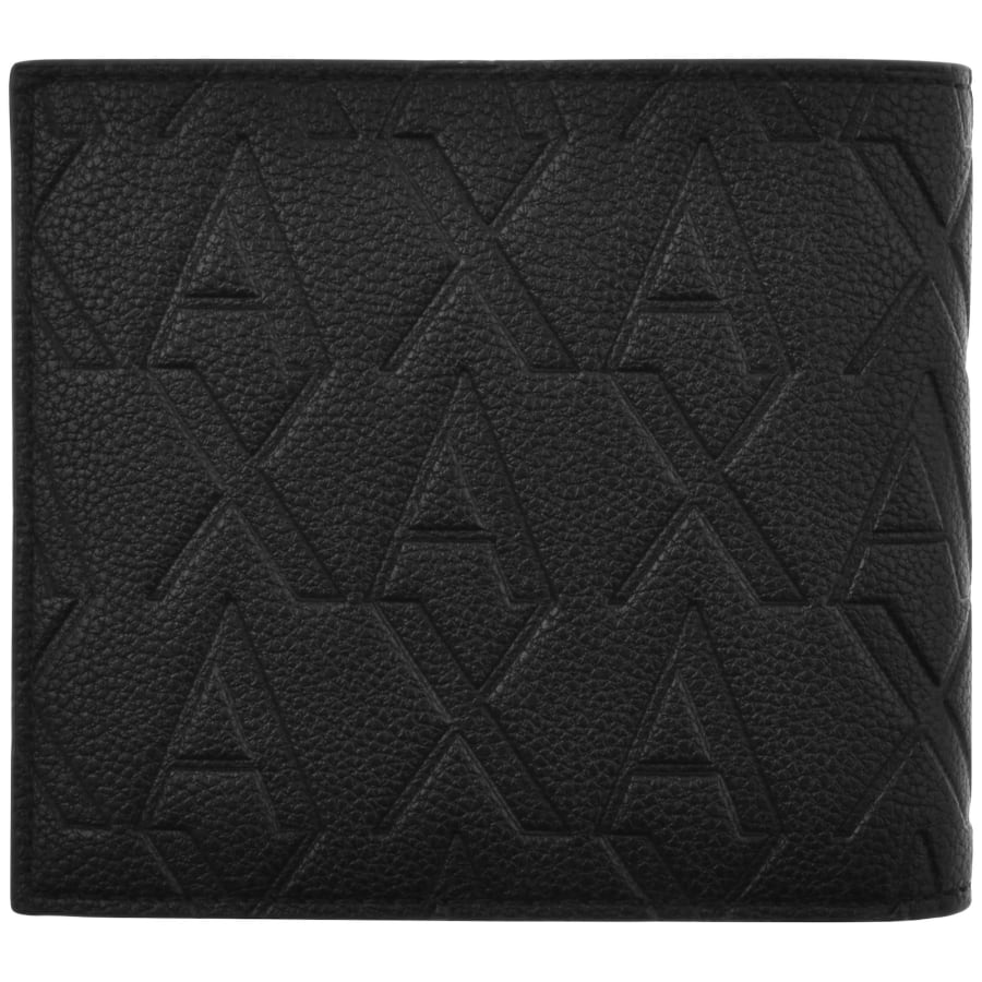 Image number 3 for Armani Exchange Bifold Logo Wallet Black