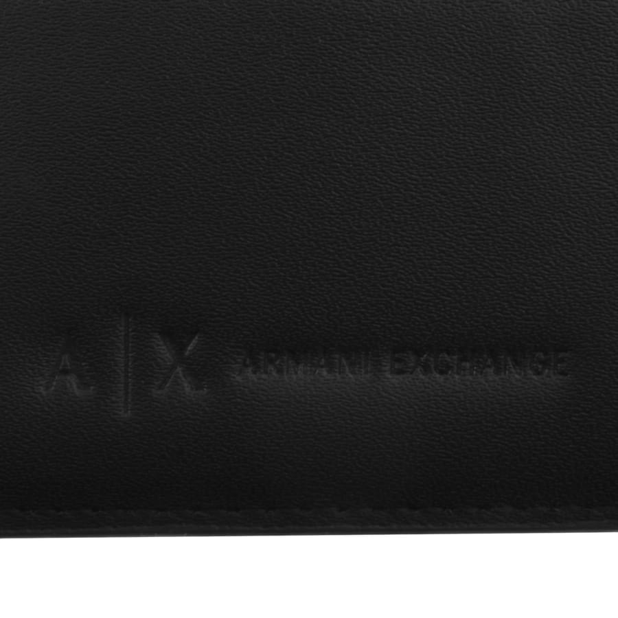 Image number 5 for Armani Exchange Bifold Logo Wallet Black