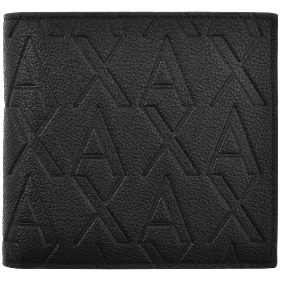 Image number 1 for Armani Exchange Bifold Logo Wallet Black