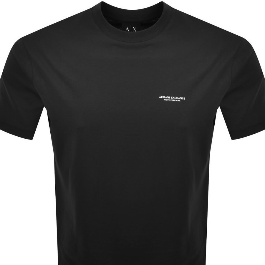 Image number 3 for Armani Exchange Regular Fit T Shirt Black