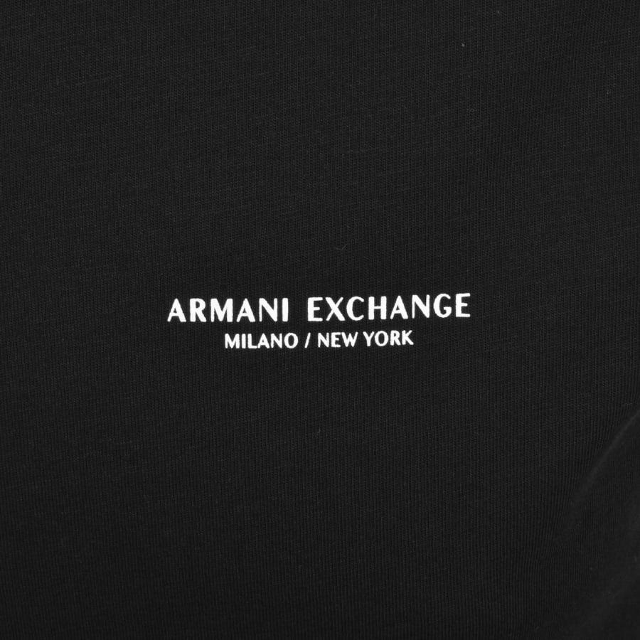 Image number 4 for Armani Exchange Regular Fit T Shirt Black