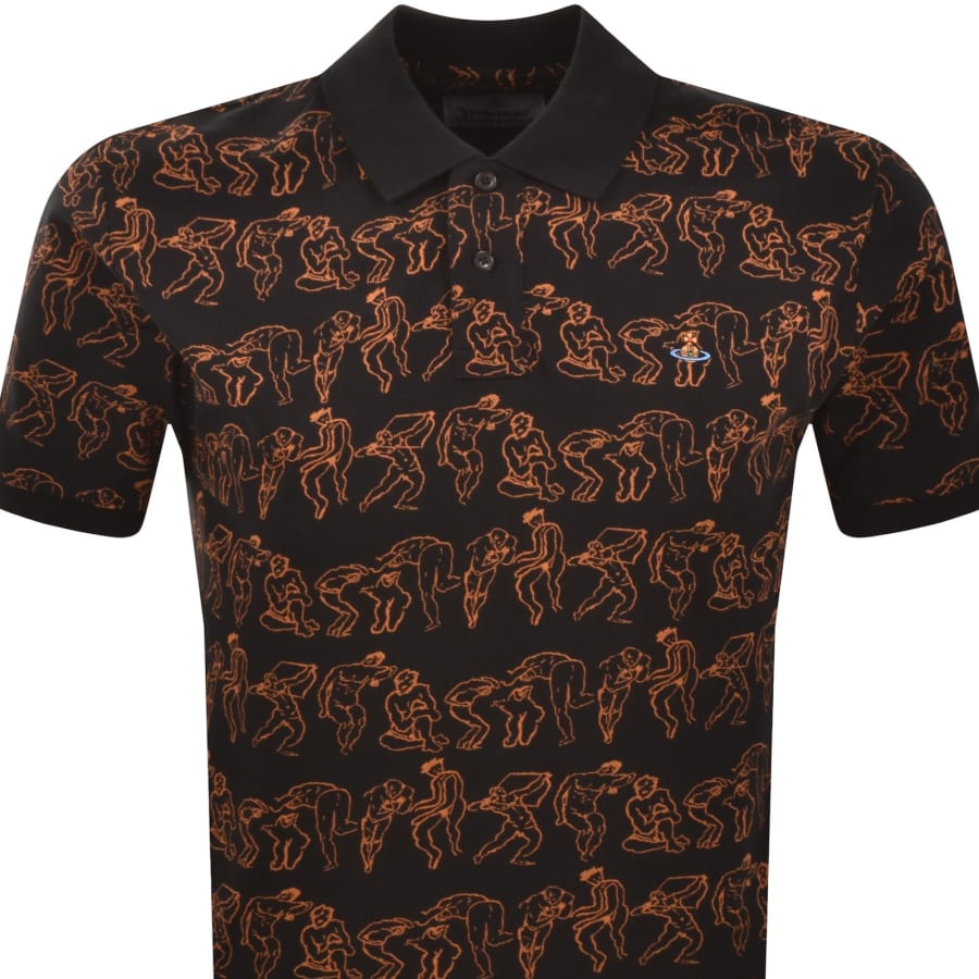Image number 2 for Vivienne Westwood Piquet Polo Black