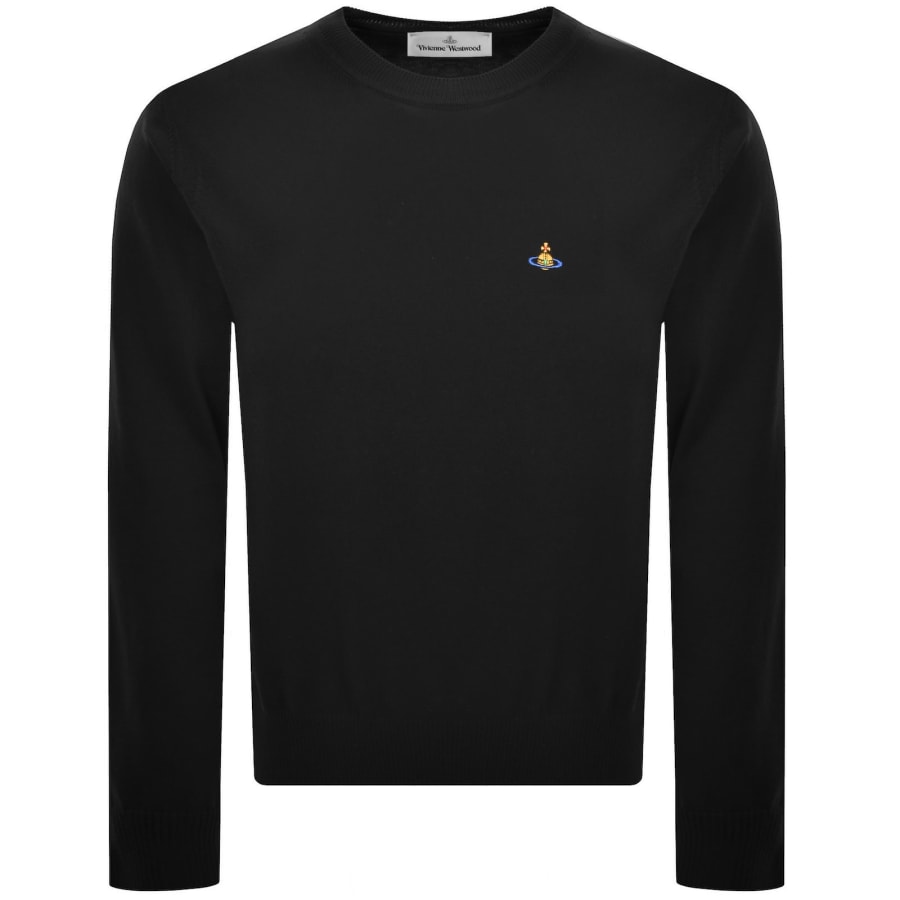 Image number 1 for Vivienne Westwood Alex Round Neck Jumper Black