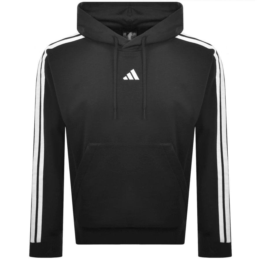 Image number 1 for adidas Sportswear 3 Stripe Hoodie Black