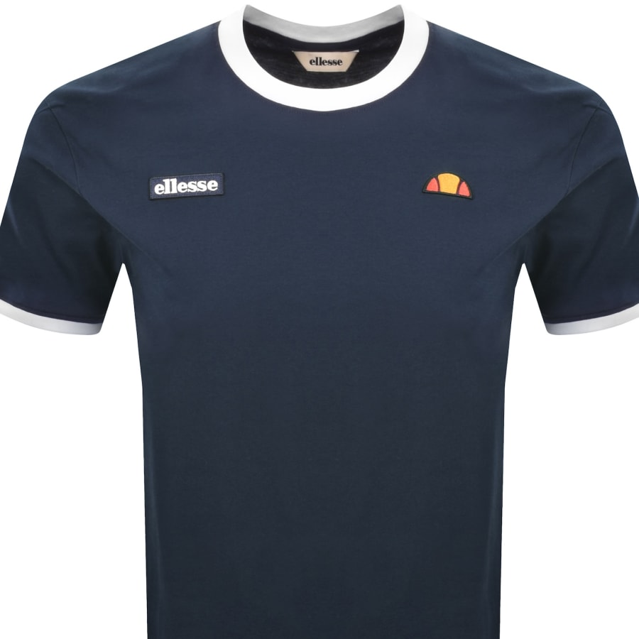 Image number 2 for Ellesse Ringetto T Shirt Navy