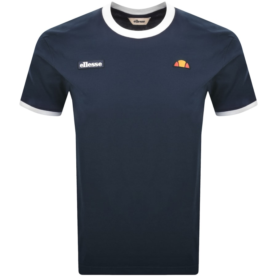 Image number 1 for Ellesse Ringetto T Shirt Navy