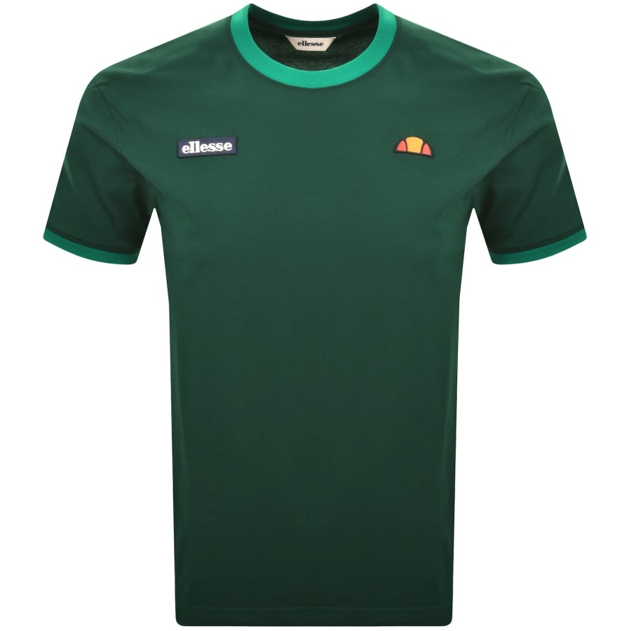 Image number 1 for Ellesse Ringetto T Shirt Green