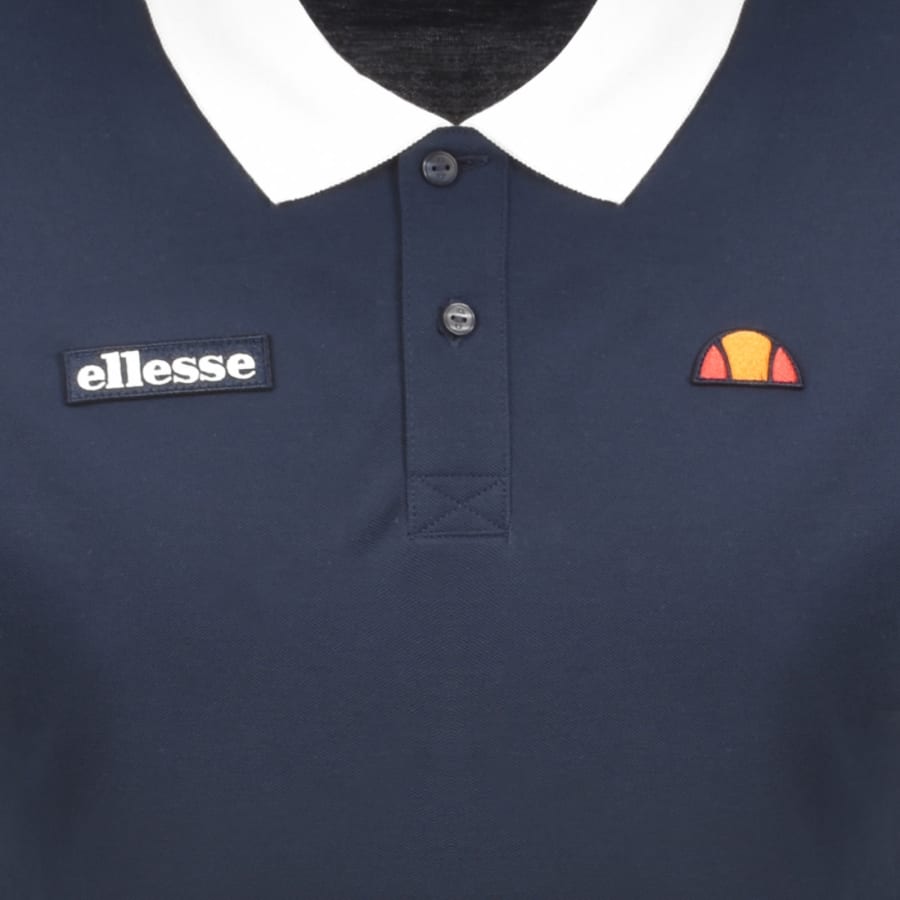 Image number 3 for Ellesse Gion Polo T Shirt Navy