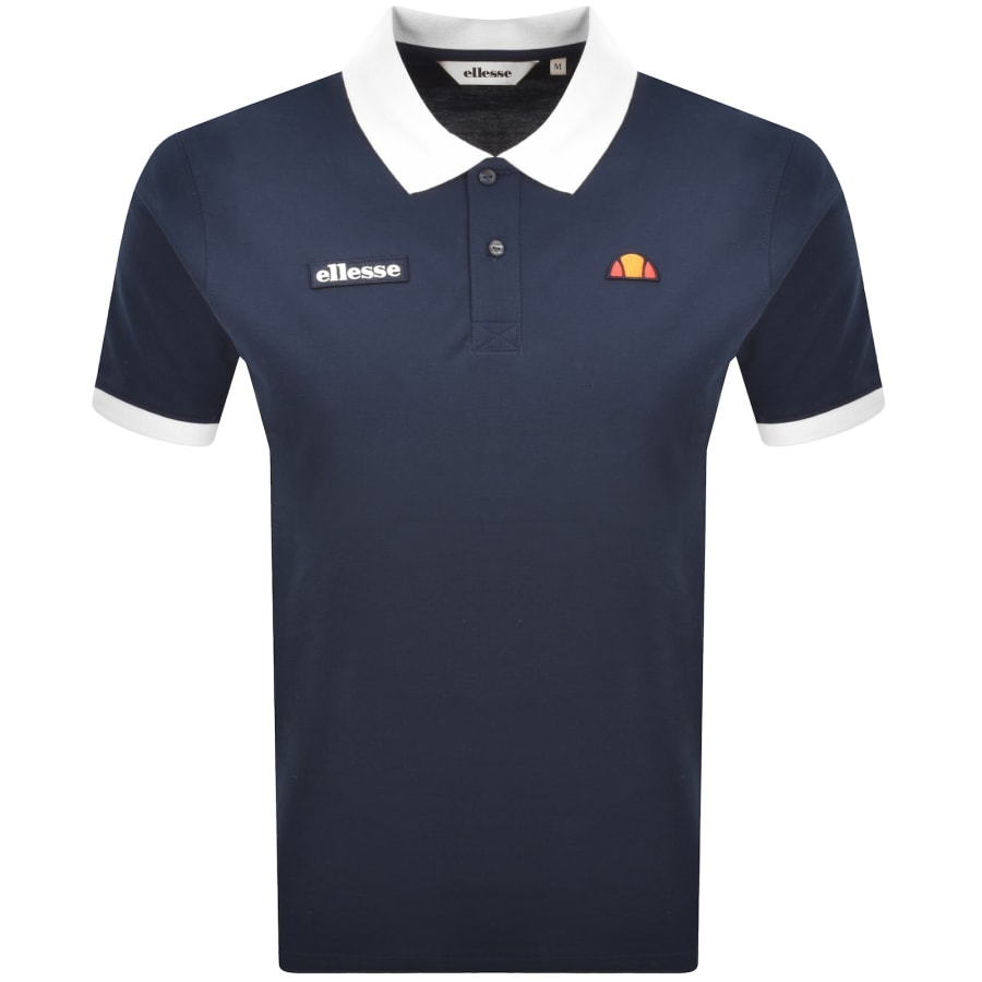 Image number 1 for Ellesse Gion Polo T Shirt Navy