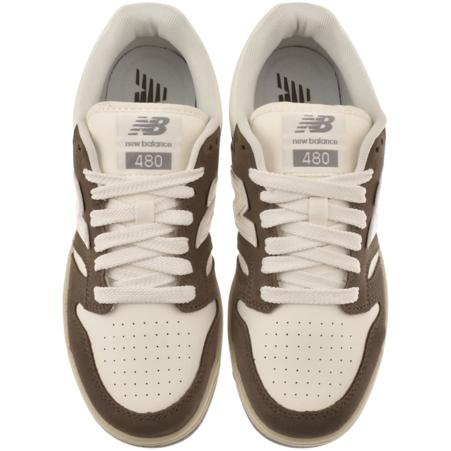 Image number 3 for New Balance 480P Trainers Slate Brown