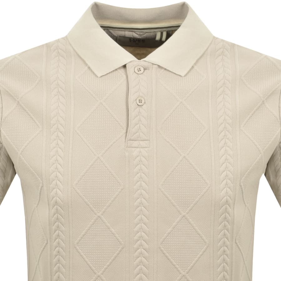 Image number 2 for Luke 1977 LA FE Knitted Polo Beige