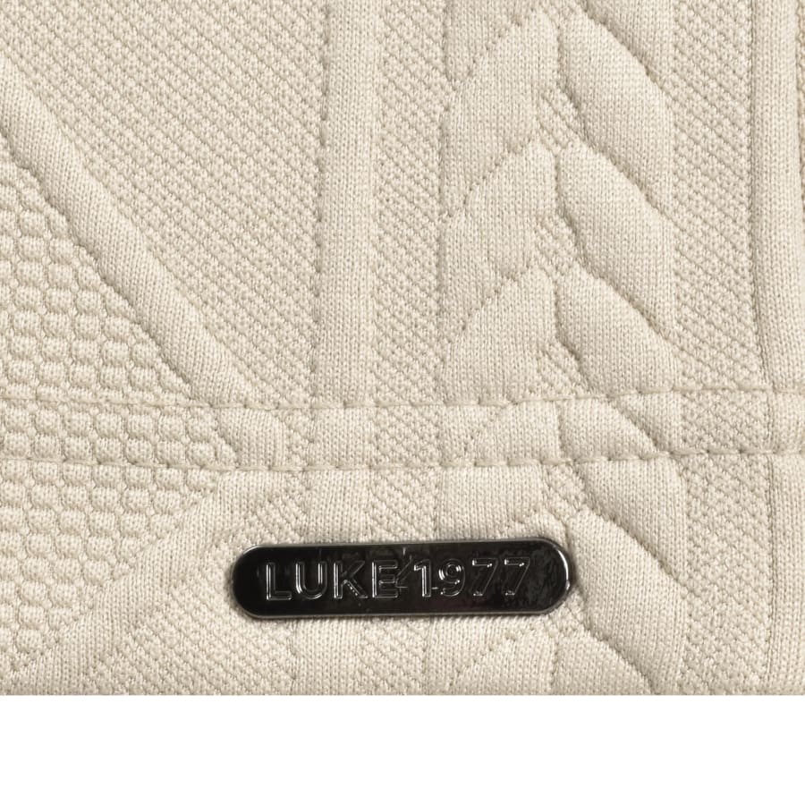 Image number 3 for Luke 1977 LA FE Knitted Polo Beige