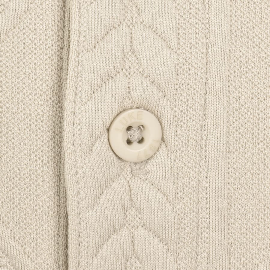 Image number 4 for Luke 1977 LA FE Knitted Polo Beige