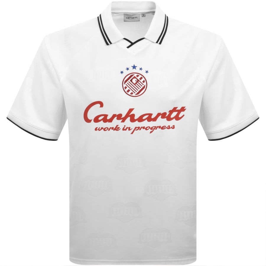 Image number 1 for Carhartt WIP Terrace Football T Shirt White