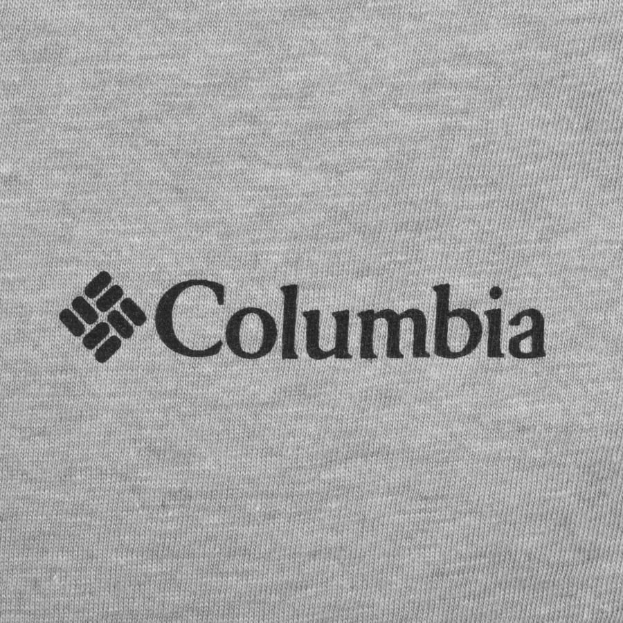 Image number 4 for Columbia Outdoor Back Graphic T Shirt Grey