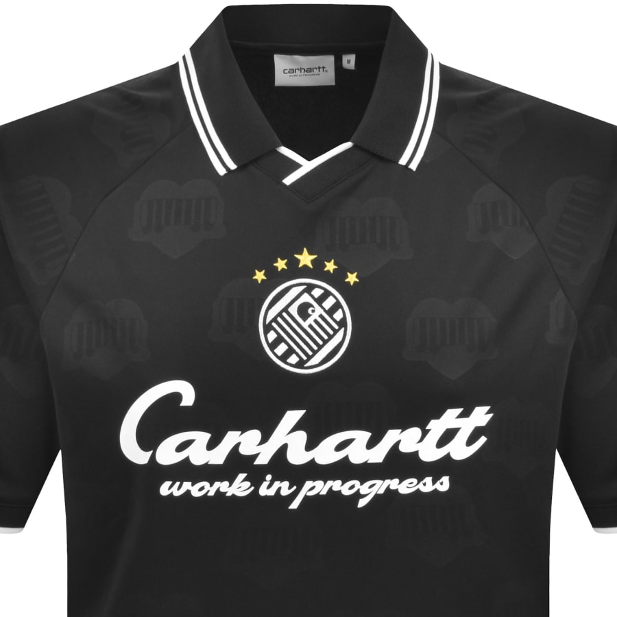 Image number 2 for Carhartt WIP Terrace Football T Shirt Black