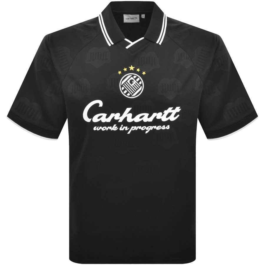 Image number 1 for Carhartt WIP Terrace Football T Shirt Black