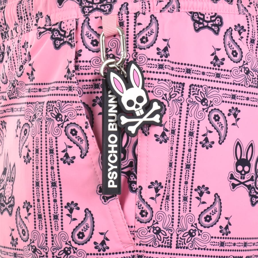 Image number 3 for Psycho Bunny Luke Swim Shorts Begonia Pink