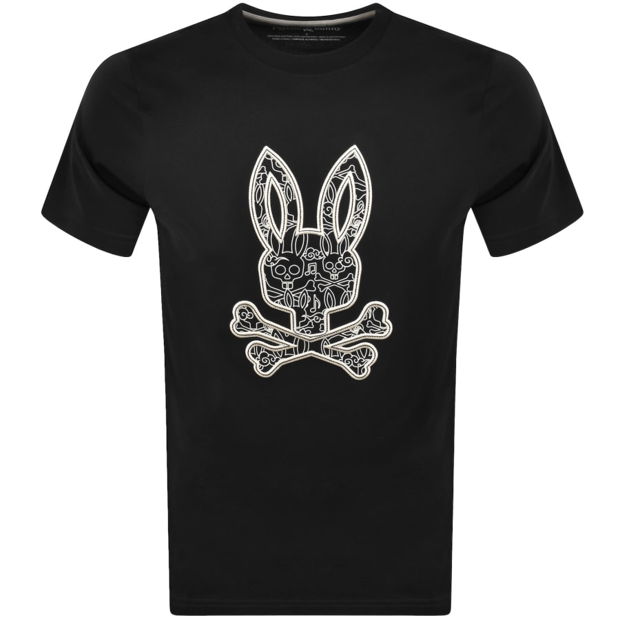 Image number 1 for Psycho Bunny Oscar Graphic T Shirt Black