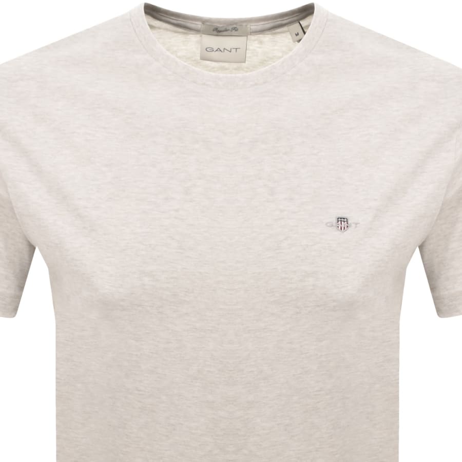 Image number 2 for Gant Shield T Shirt Grey
