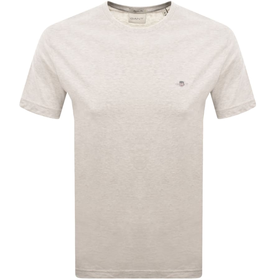 Image number 1 for Gant Shield T Shirt Grey