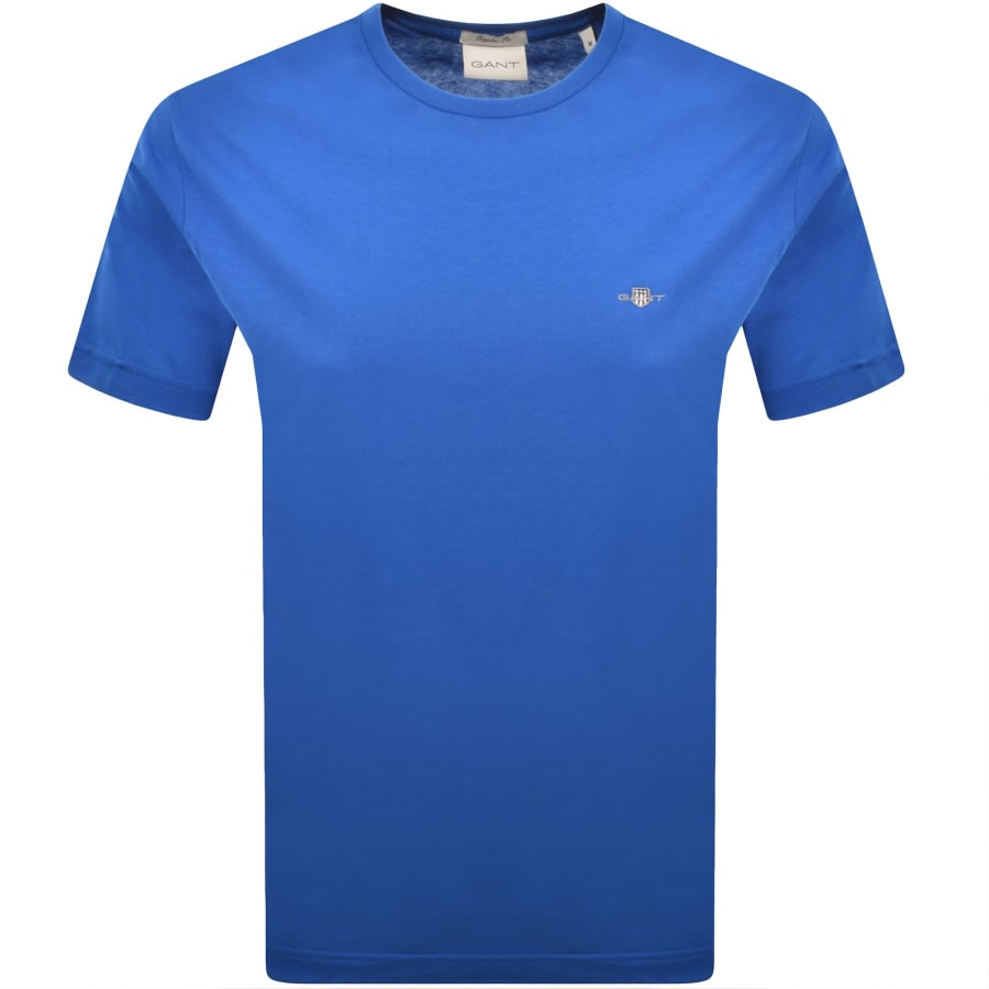 Image number 1 for Gant Shield T Shirt Blue