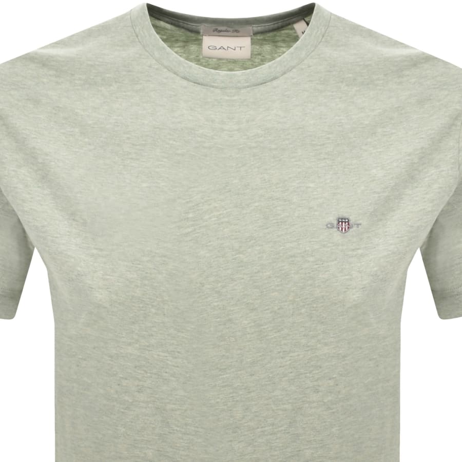 Image number 2 for Gant Shield T Shirt Green