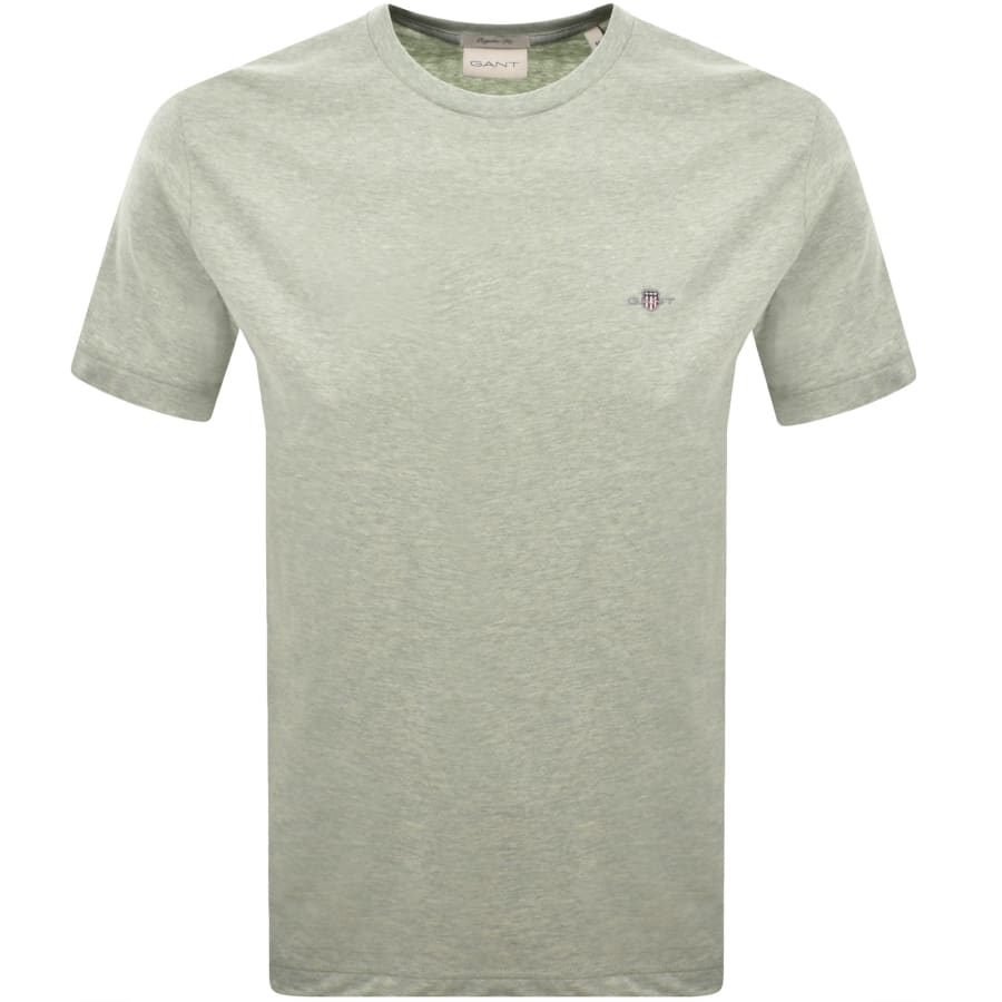 Image number 1 for Gant Shield T Shirt Green