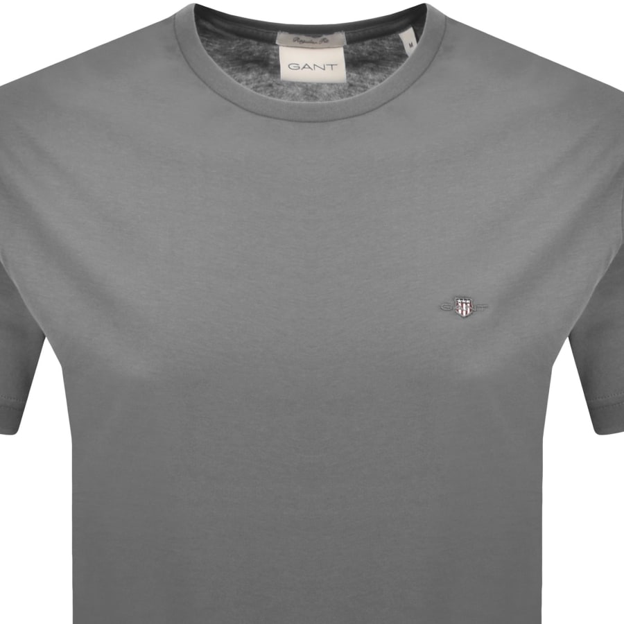 Image number 2 for Gant Shield T Shirt Grey